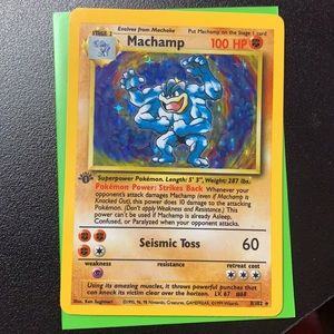 1st edition holo machamp 8/102